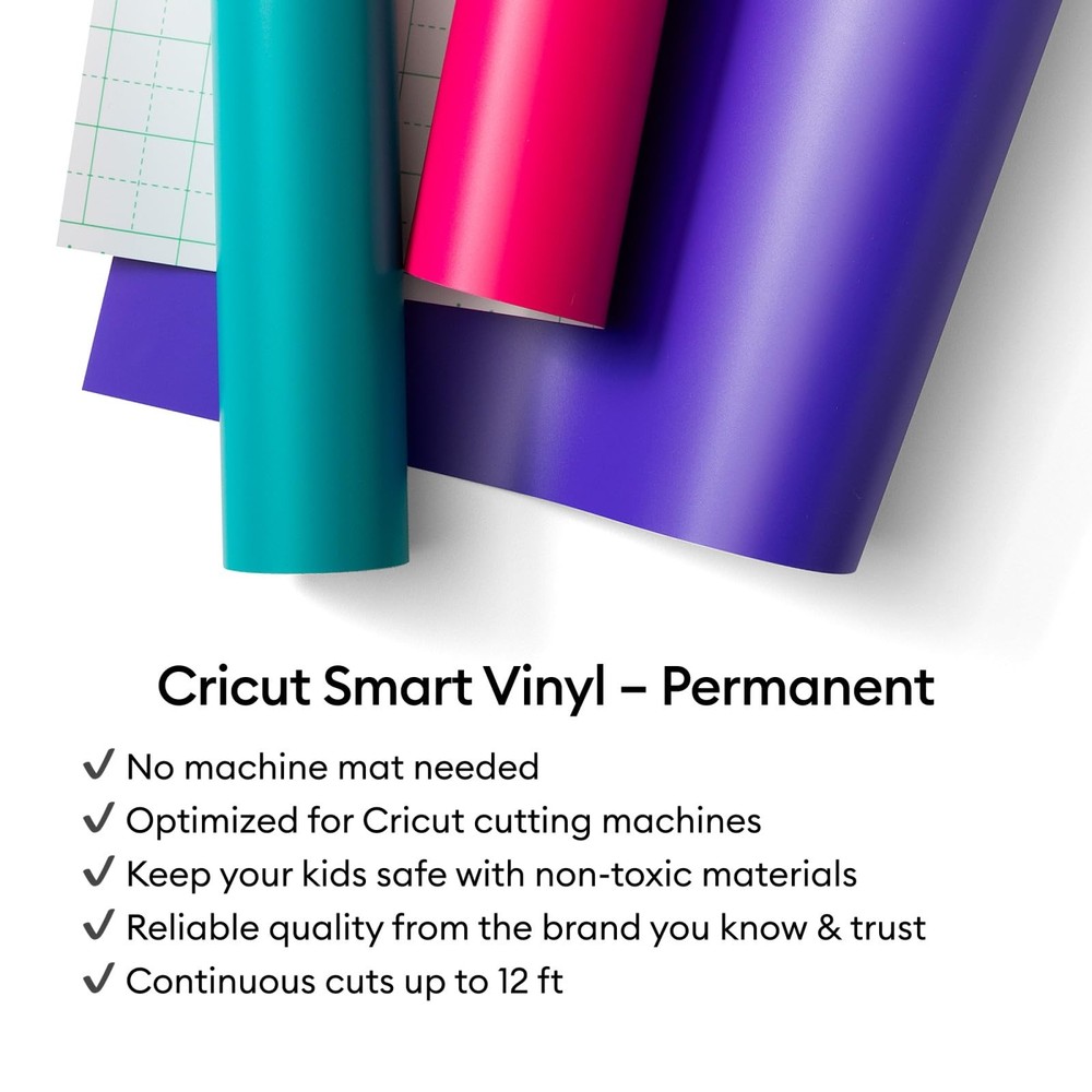 Cricut Smart Permanent Vinyl for Joy Xtra Machine, Sampler Pack