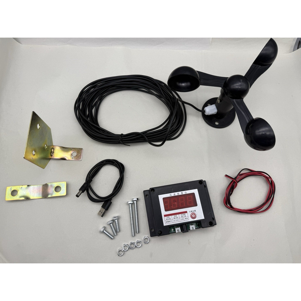 Tower Crane Wind Speed Meter Power Failure Memory Function *SELLING FOR PARTS...