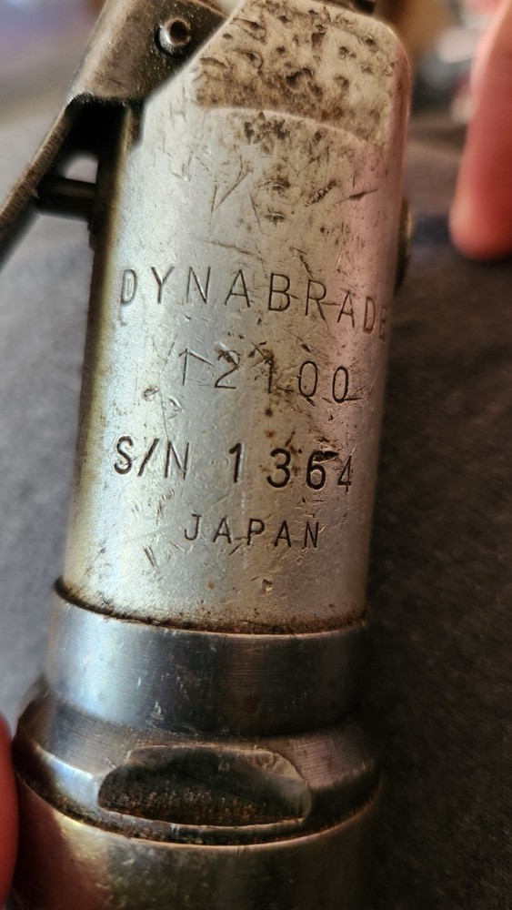 Dynabrade Pneumatic Rotary Tool, Possibly Die Grinder, Vintage