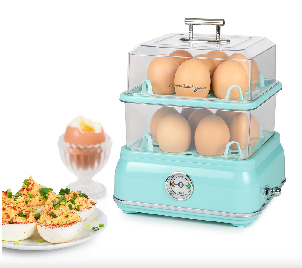 Nostalgia Classic Retro 14-Capacity Egg Cooker