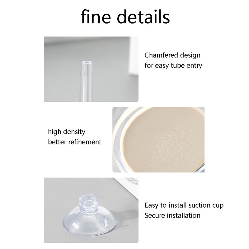 Aquarium CO2 atomizer transparent CO2 diffuser purifier integrated PC material