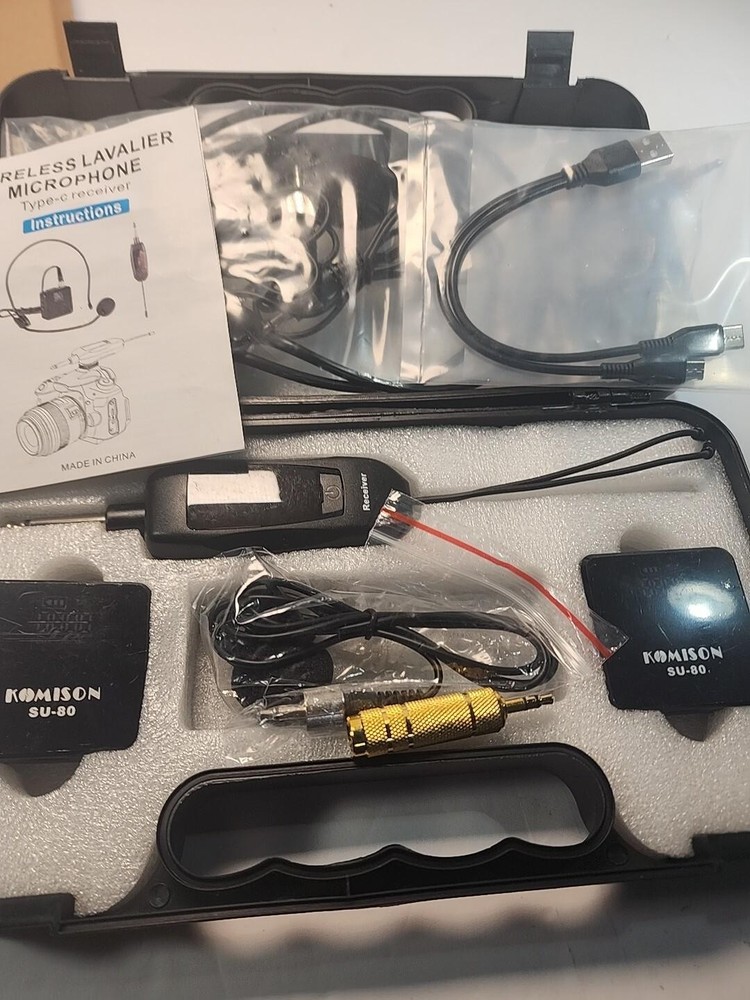 KOMISON Wireless Microphone SU-80 PRO1