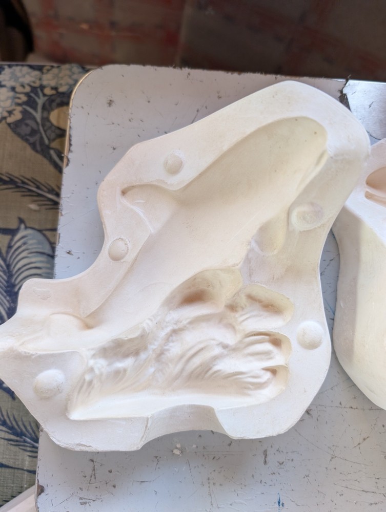 Whale  Vintage Slip Casting Ceramic Mold