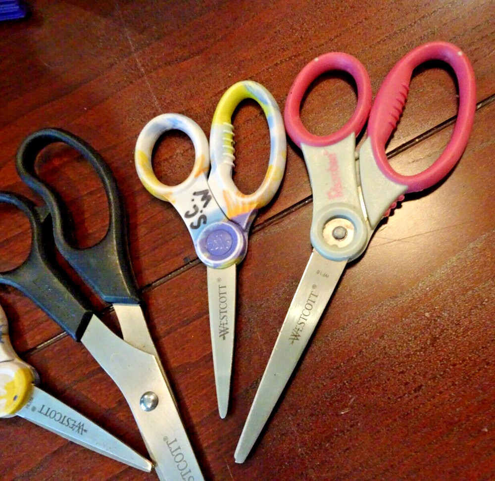 6 Pairs Scissors Westcott