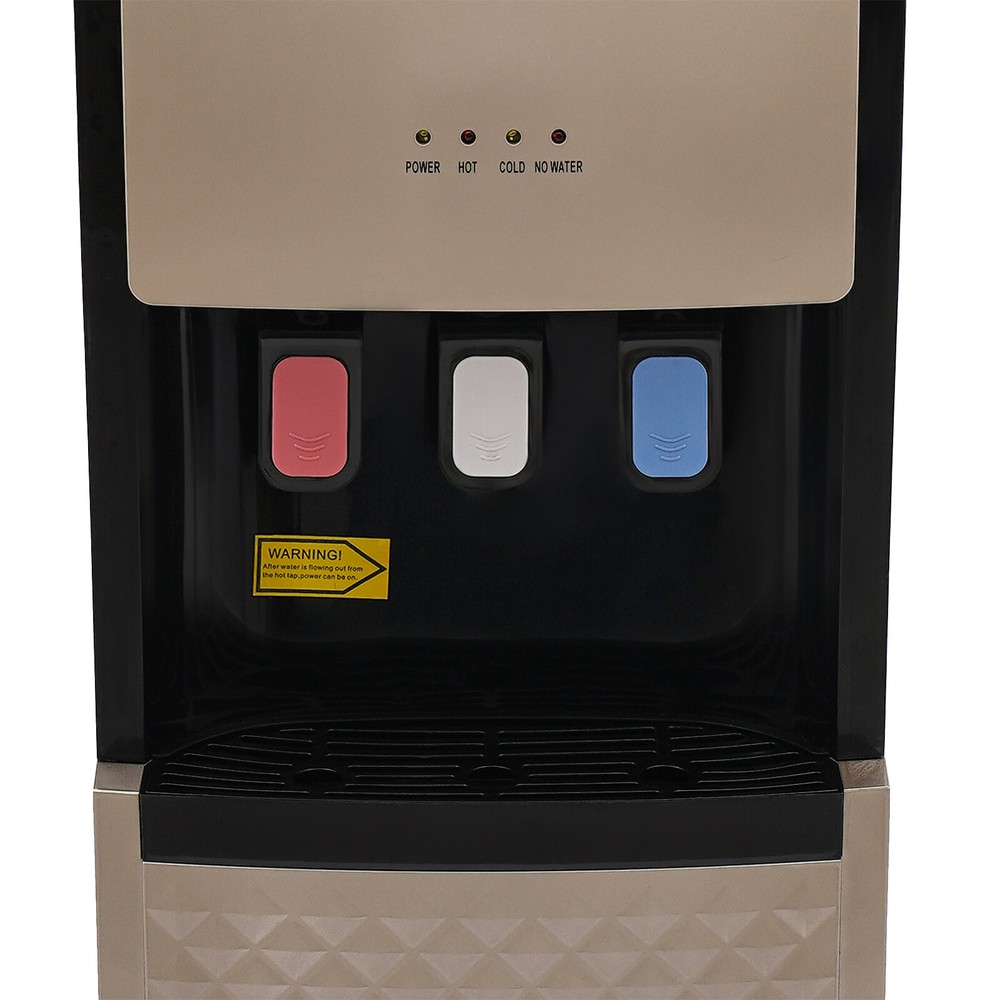 Bottom Loading Water Dispenser, 500W Hot & Cold Water Cooler Stand