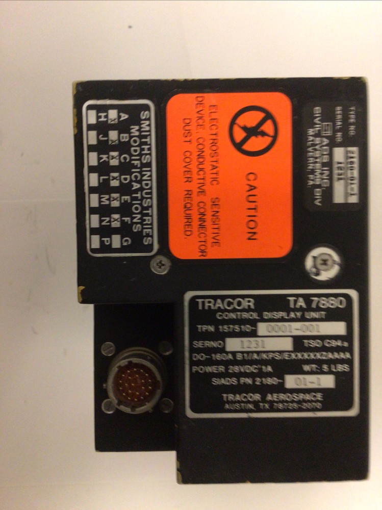 Tracor Control Display Unit C-11839/ARN-148