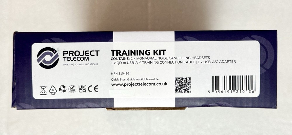 Project Telecom Monaural Noise-Cancelling USB-A / USB-C Training Kit (210426)