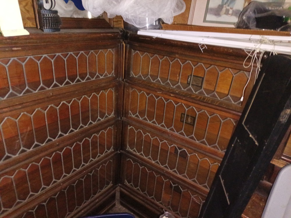 globe wernicke corner barrister bookcase