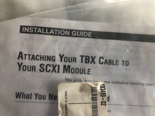 NATIONAL INSTRUMENTS SH48-48-B TBX Cable