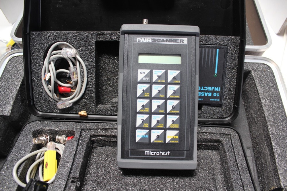MICROTEST Bundle MT350 Scanner/Power Cord/Case/Mannuals/Cables +More