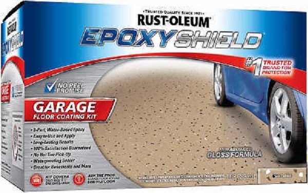 Rustoleum TAN 251966 Epoxy Shield Tan Garage Floor Epoxy Paint Kit