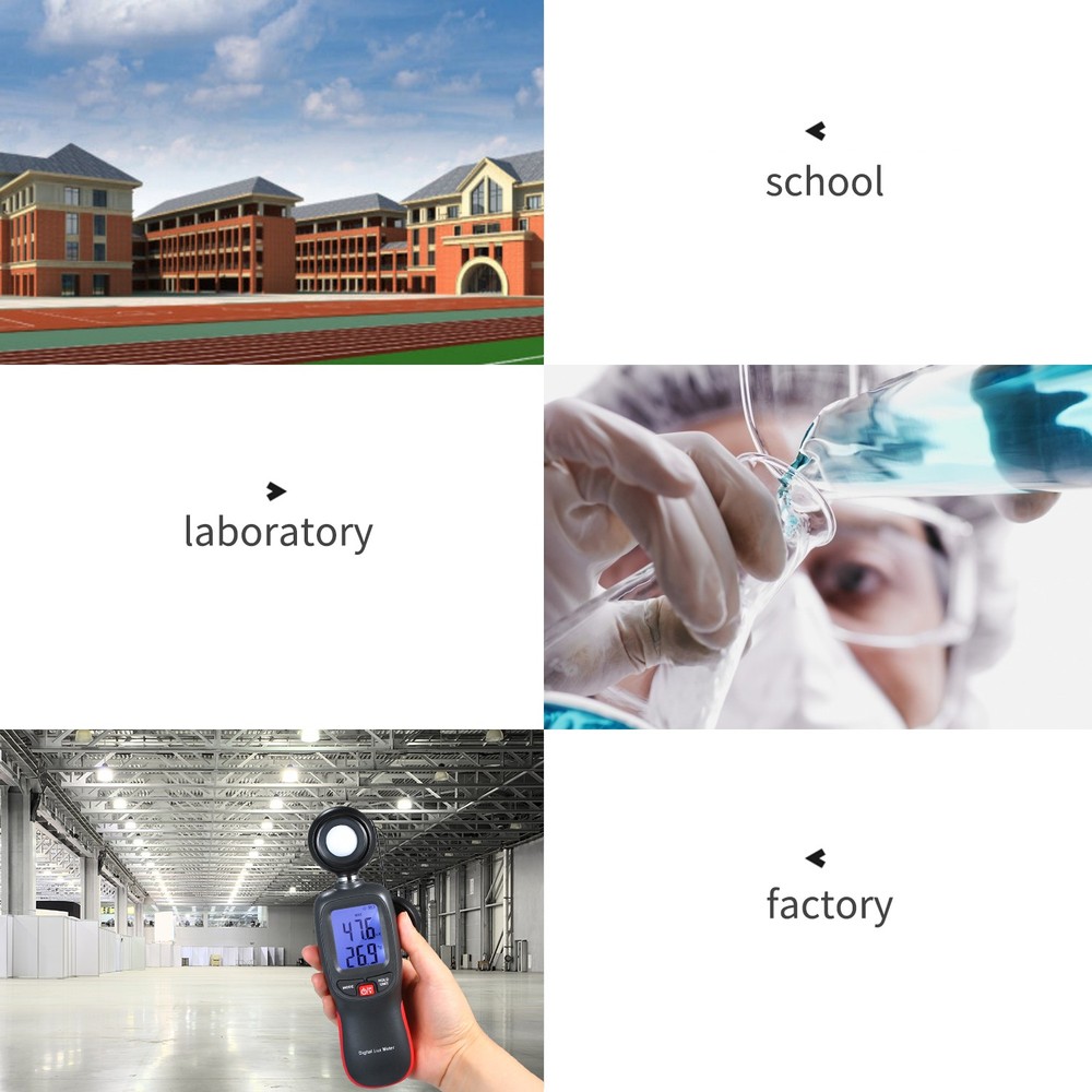 Digital Meter LCD Display Handheld Illuminometer Mini Luminometer WDNN