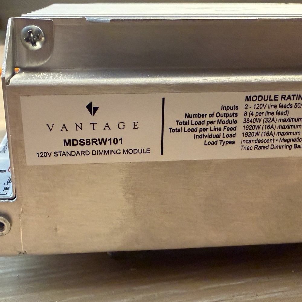 Vantage MDS8RW101 120V Standard Dimming Module