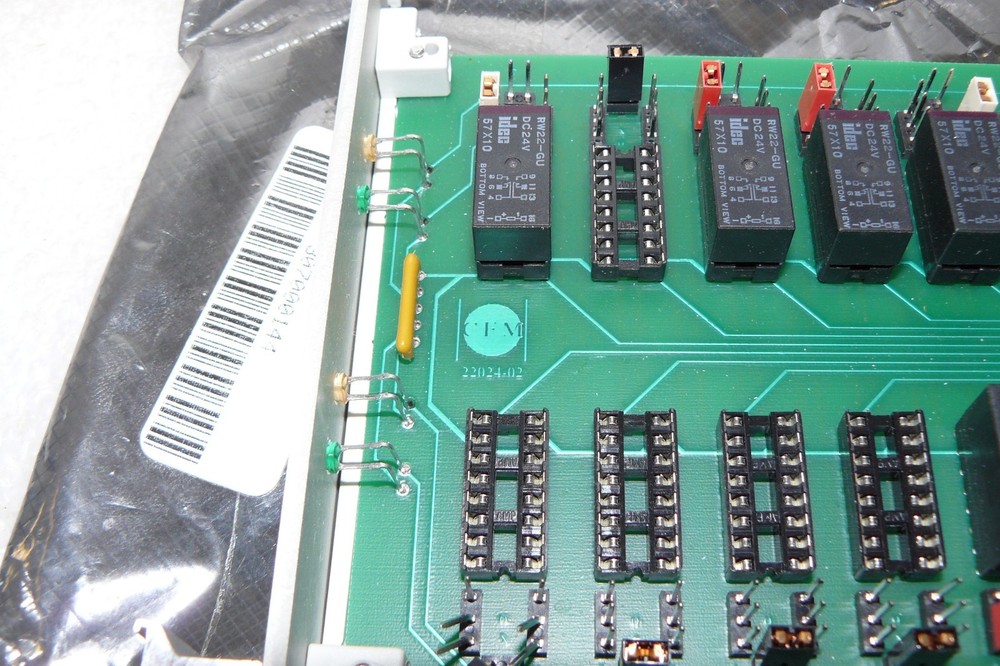 CFM 22024-02 I/O INTERLOCK RELAY PCB BOARD