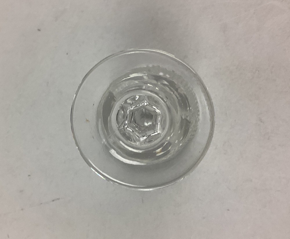 Clear Vintage Goblet And 2 Shot Glasses