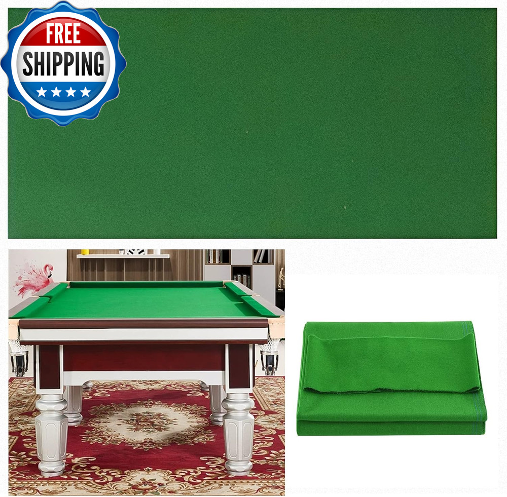 8 Pool Table Felt W 6 Cloth Strips Pre Cut Billiard Table Cloth Felt...