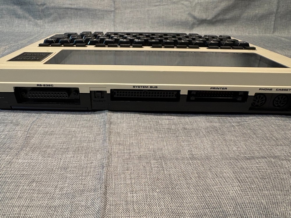 Radio Shack TRS-80 Model 102 w/ REXsharp REX# add on memory module Option ROM