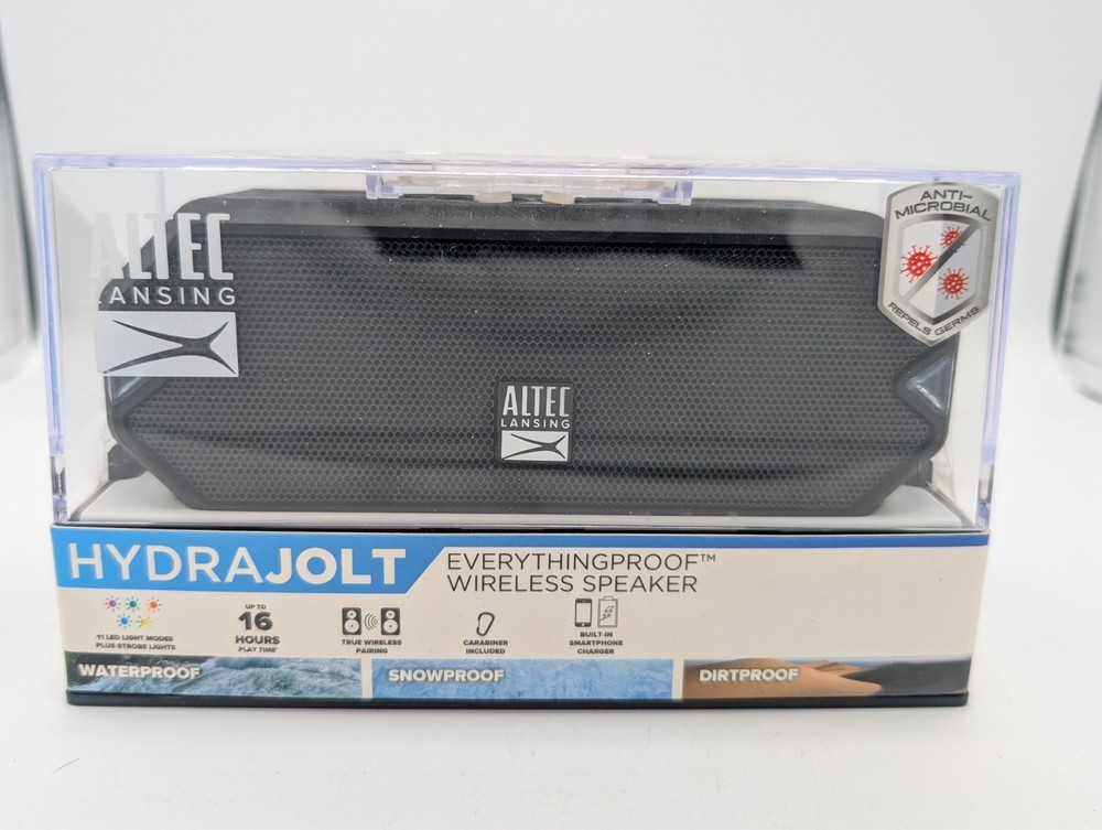 Altec Lansing HYDRAJOLT EVERTHINGPROOF Waterproof Wireless Bluetooth Speaker