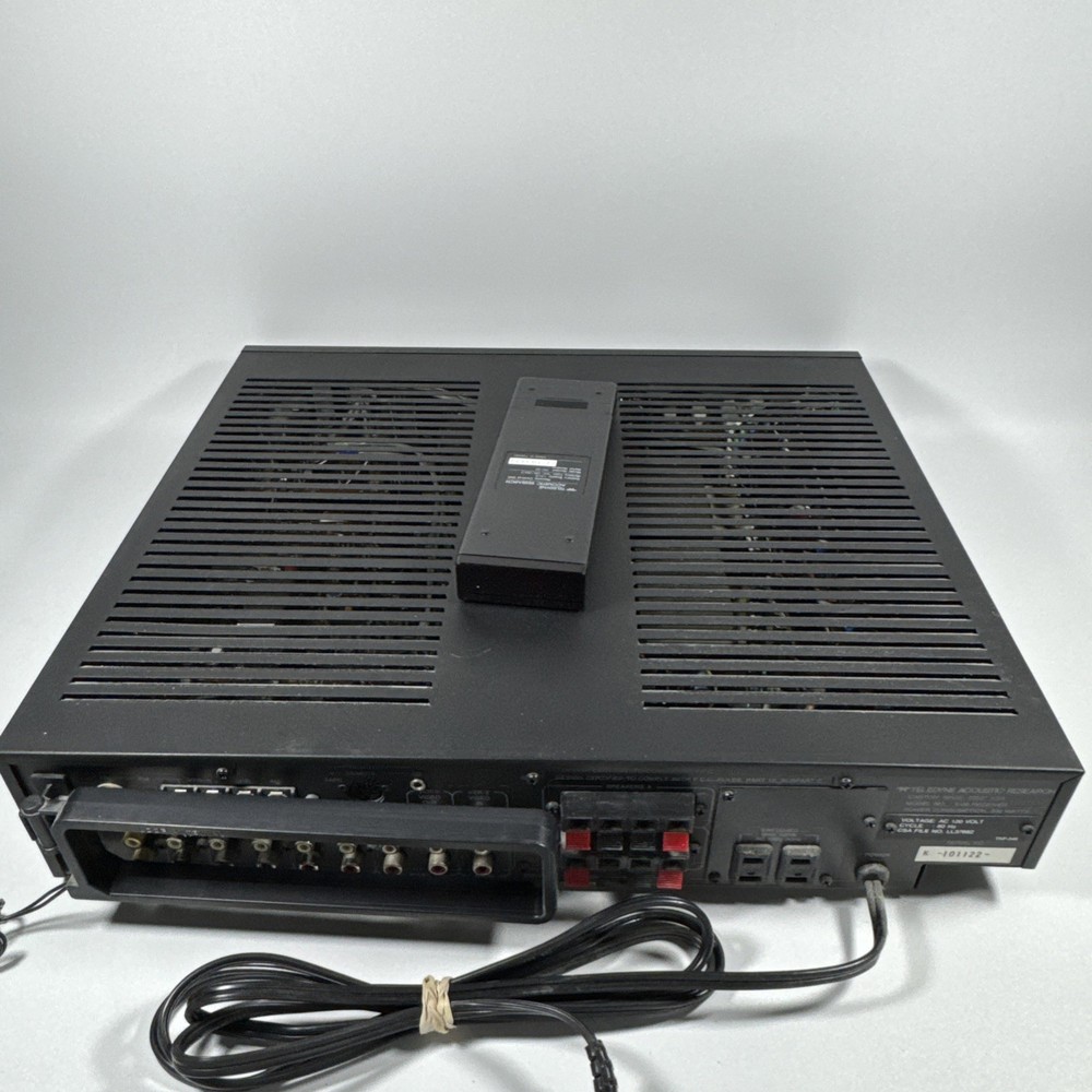 Acoustic Research X-06 Stereo Receiver Tested & Working Includes Control