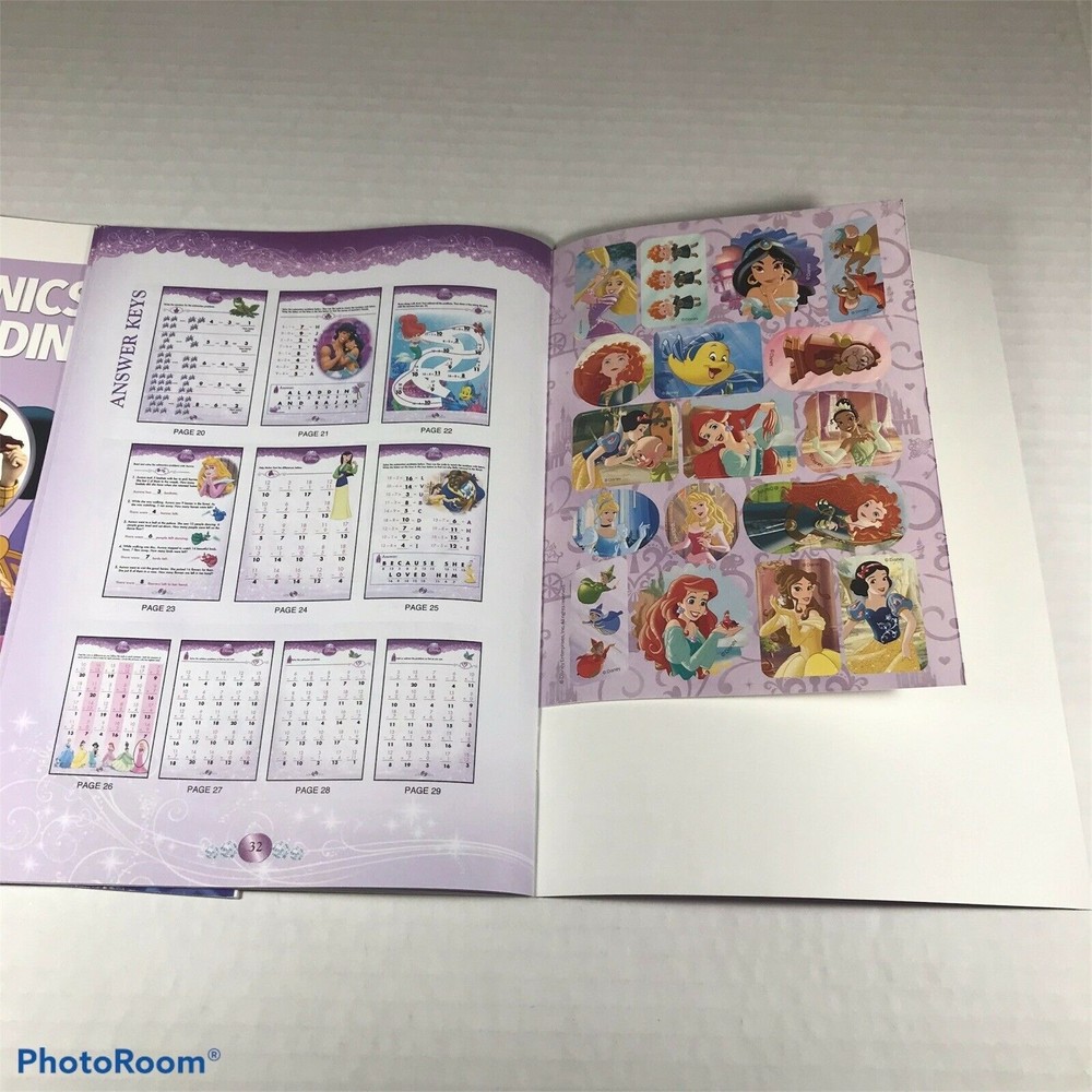 2-Pack Disney Phonics/Reading And Addition/Subtraction Workbooks New