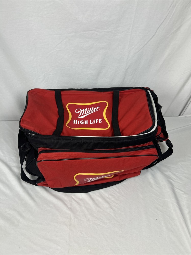 Miller High Life Red Rolling Cooler