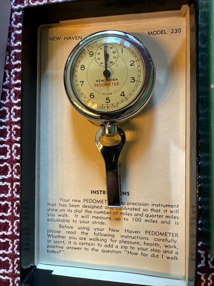 Sears 100 mile pedometer Model 230