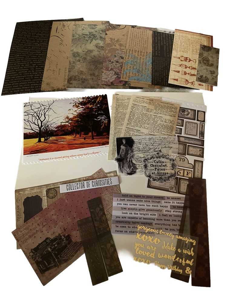 25pcs Ultimate Scrapbooking Starter Kit- Scrapbook, Journal, DIY Crafting