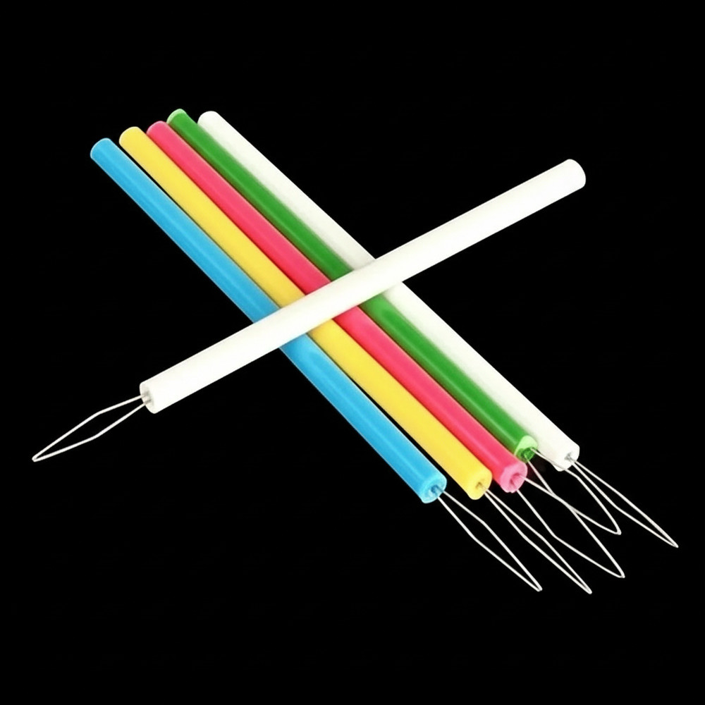 5pcs Plastic Needle Threaders Easy Threading Sewing Tools Sewing Machine Needle