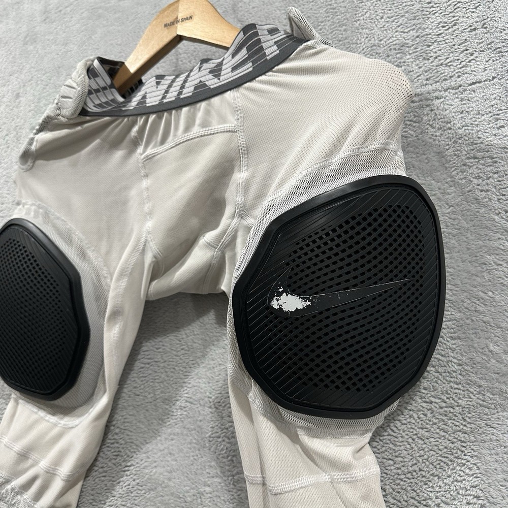 Nike Pro HyperStrong 3/4 Padded Tights Men's Large White Compression Pants