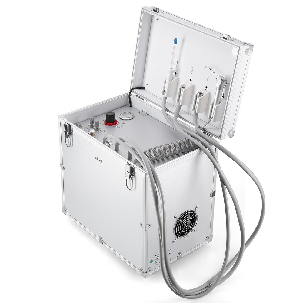 Dental Mobile Portable Delivery Unit Air Compressor /Lab Vacuum Forming Machine