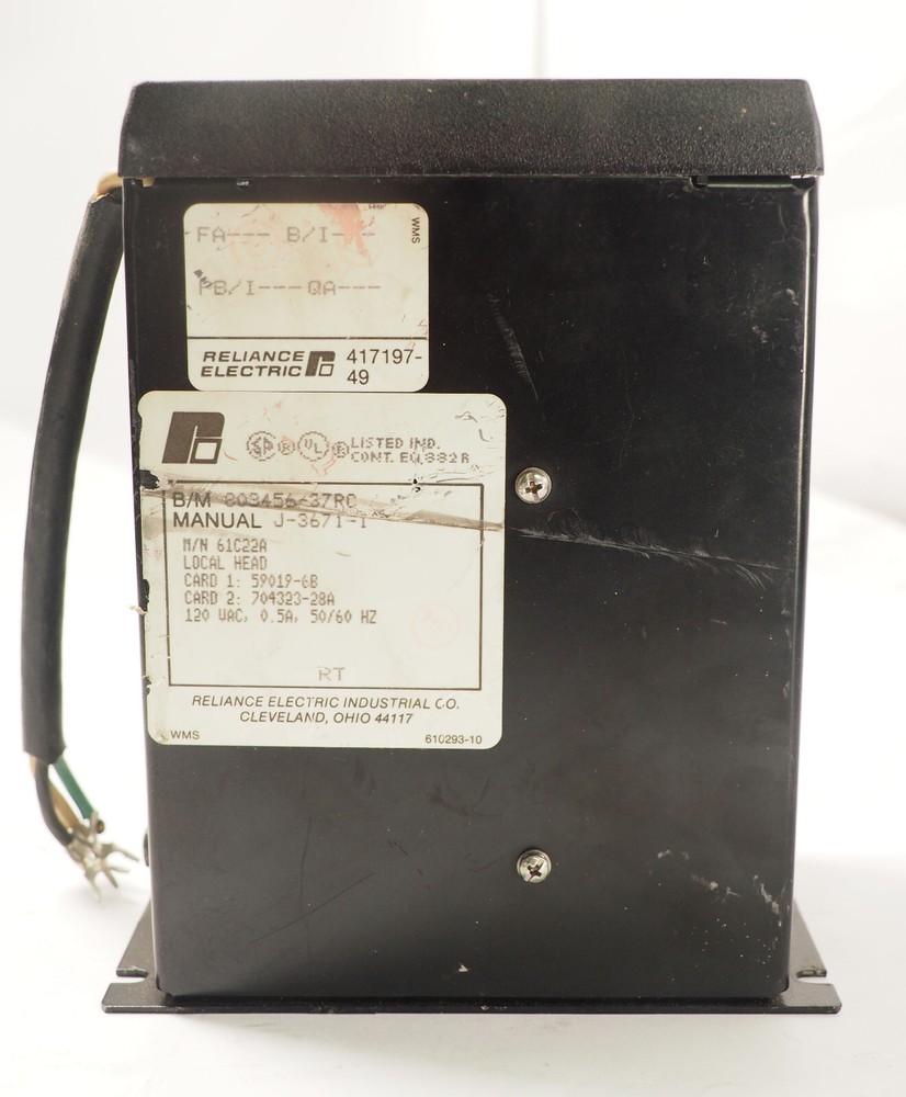 Reliance Electric AutoMate Local I/O Head Power Module 61C22A