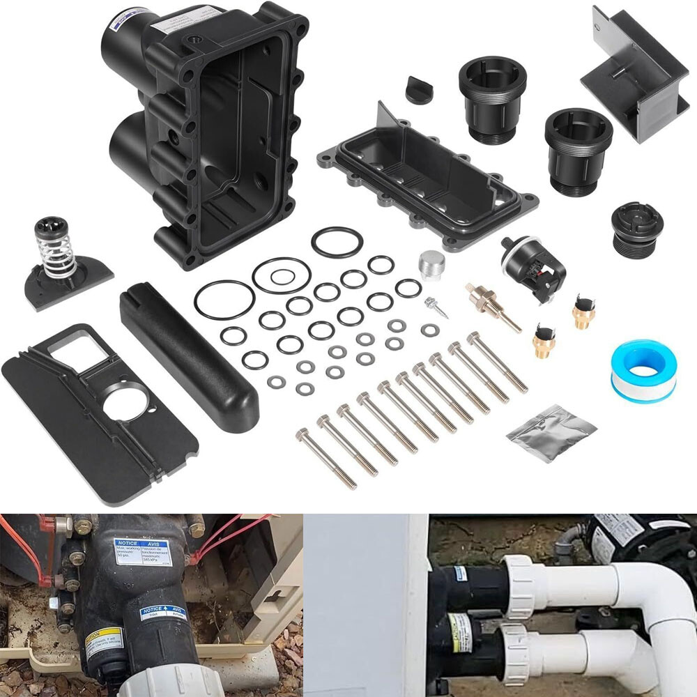 For Pentair Mastertemp Pool Heater 460736 Manifold Replacement Kit 77707-0016