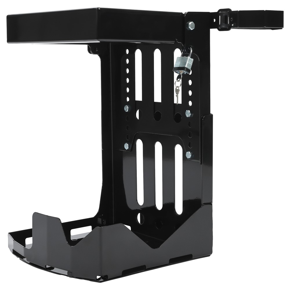 For Open & Enclosed Landscape Trailer Adjustable Backpack Blower Sprayer Rack