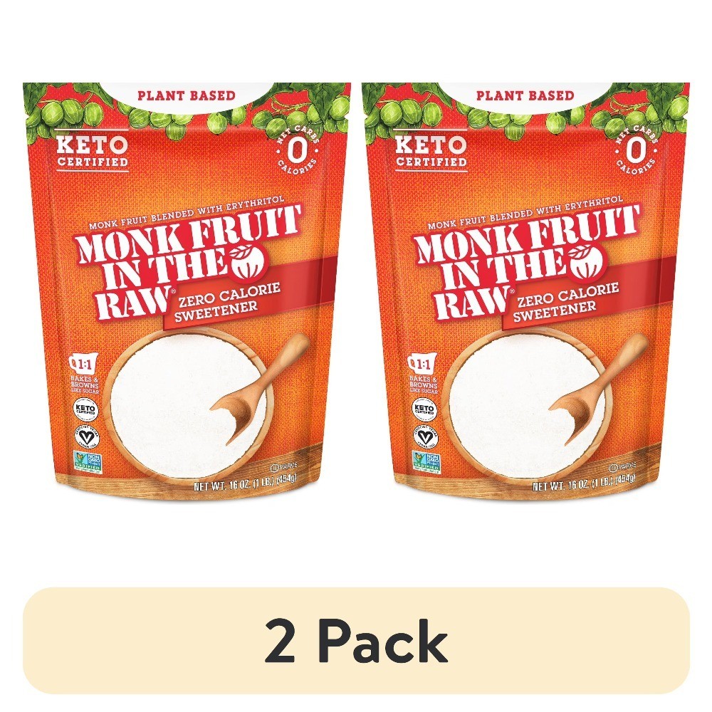 Zero Calorie Sweetener Sugar Substitute 2 Pack 16 oz