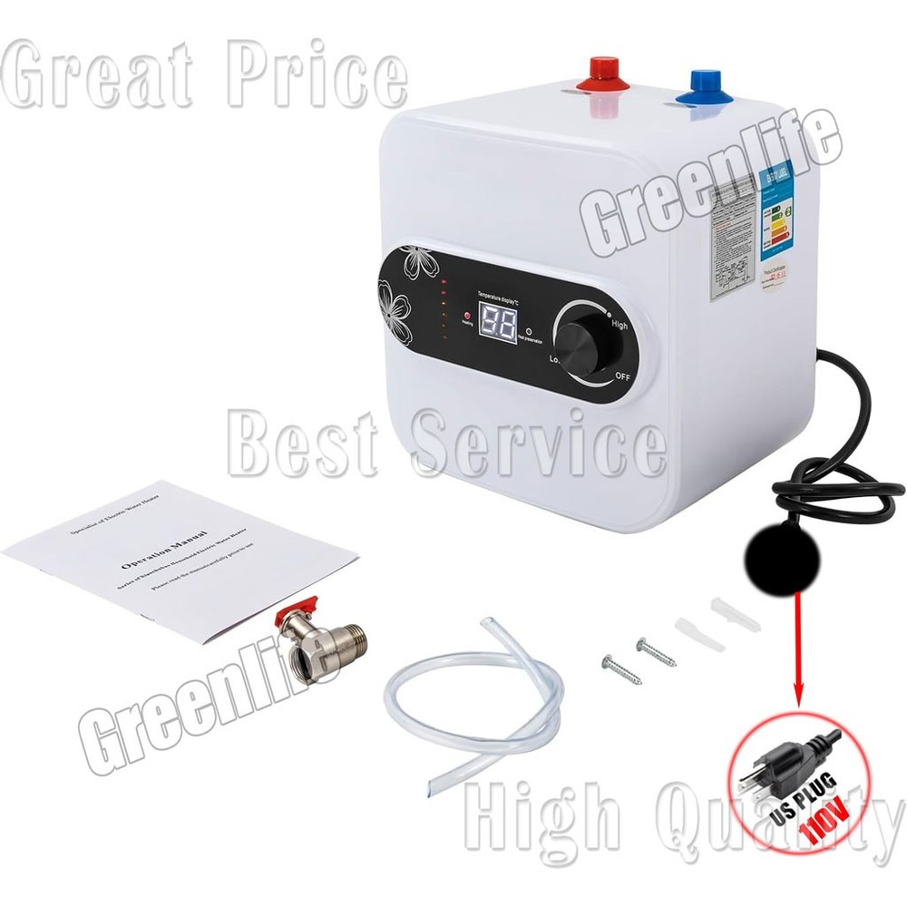 10L Electric Instant Hot Water Heater Compact Mini-Tank Storage RV Small Output