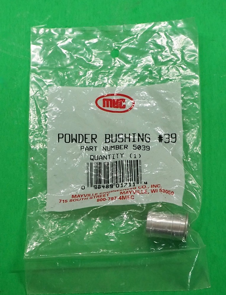 MEC Powder Bushing #39-(5039)-new in package