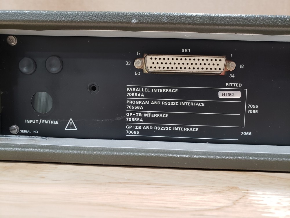 Schlumberger Solartron 7055 Microprocessor 5.5 Digit Voltmeter Tested/Working