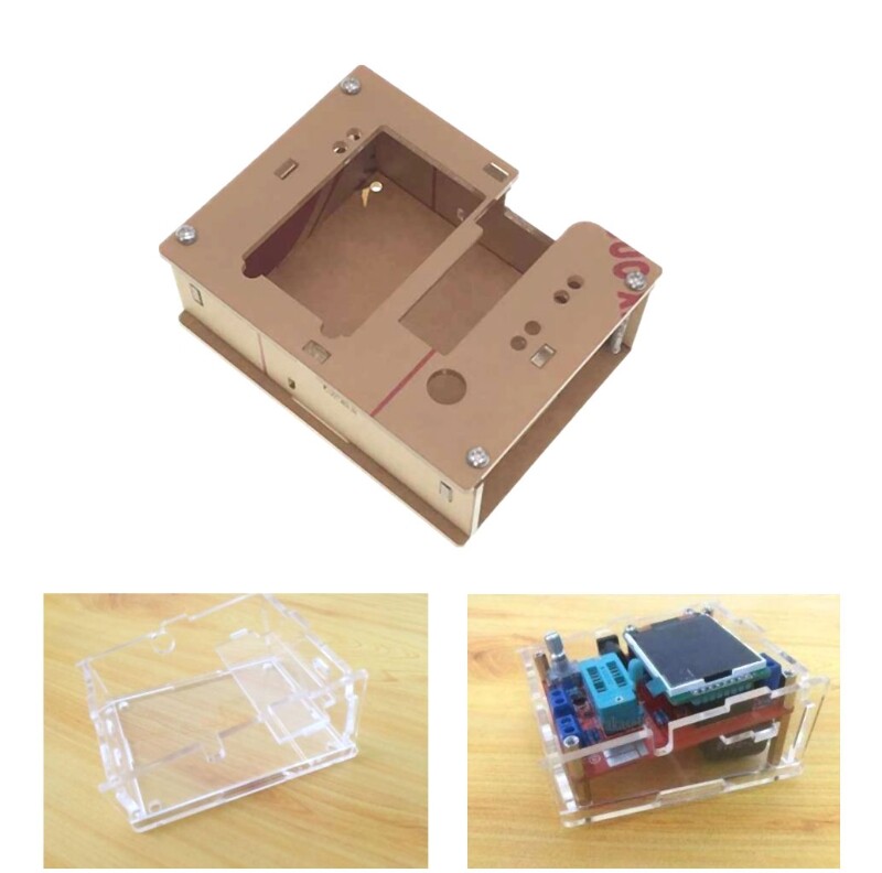 Acrylic Case Shell Housing For LCR-T4 M328 Transistor Tester Capacitance Diy Kit