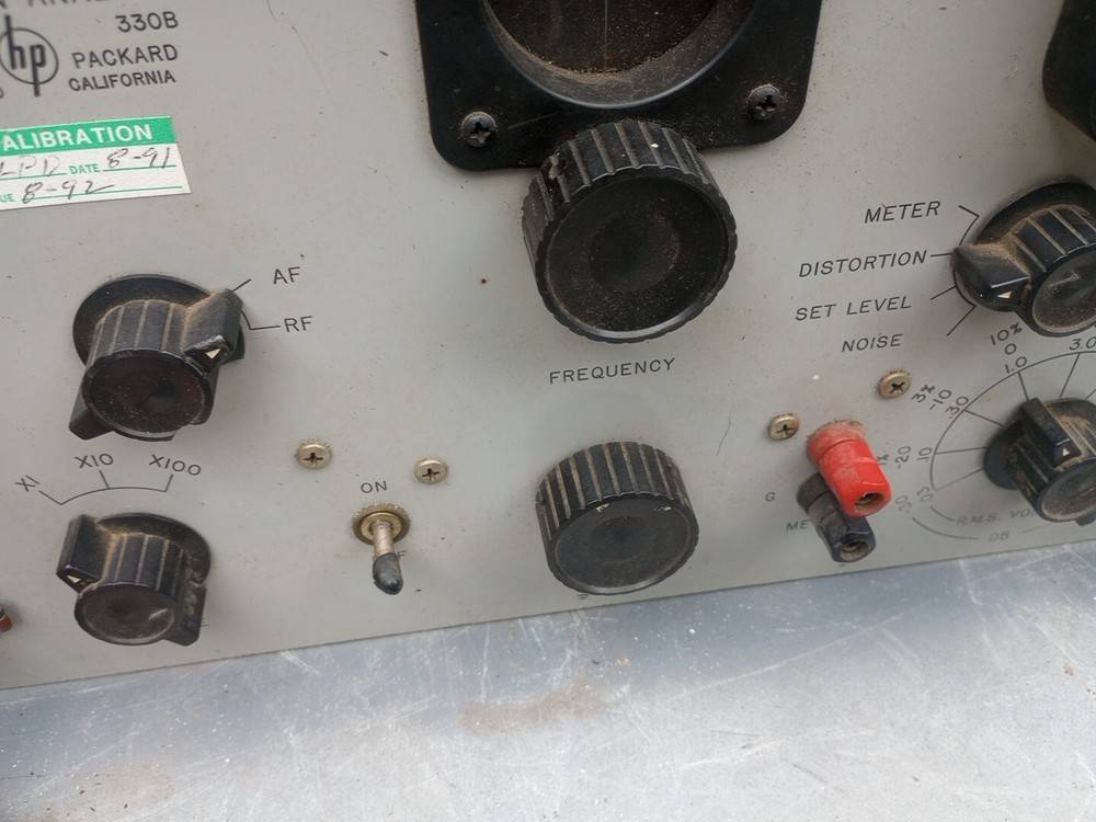 HP Model 330 B Distortion Analyzer