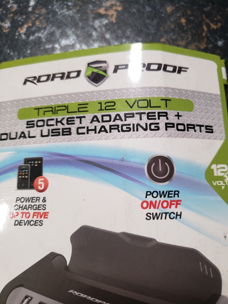 Road Proof 12v Triple Socket Adapter