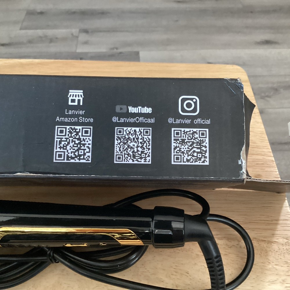 Enwind Curling Iron Amazon Black NIB