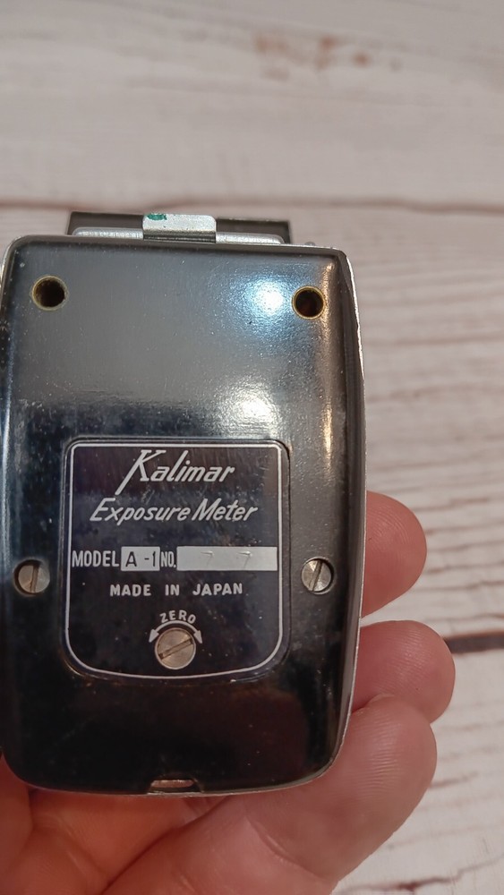 Vintage Kalimar Exposure Meter Model A-1 with Leather Case