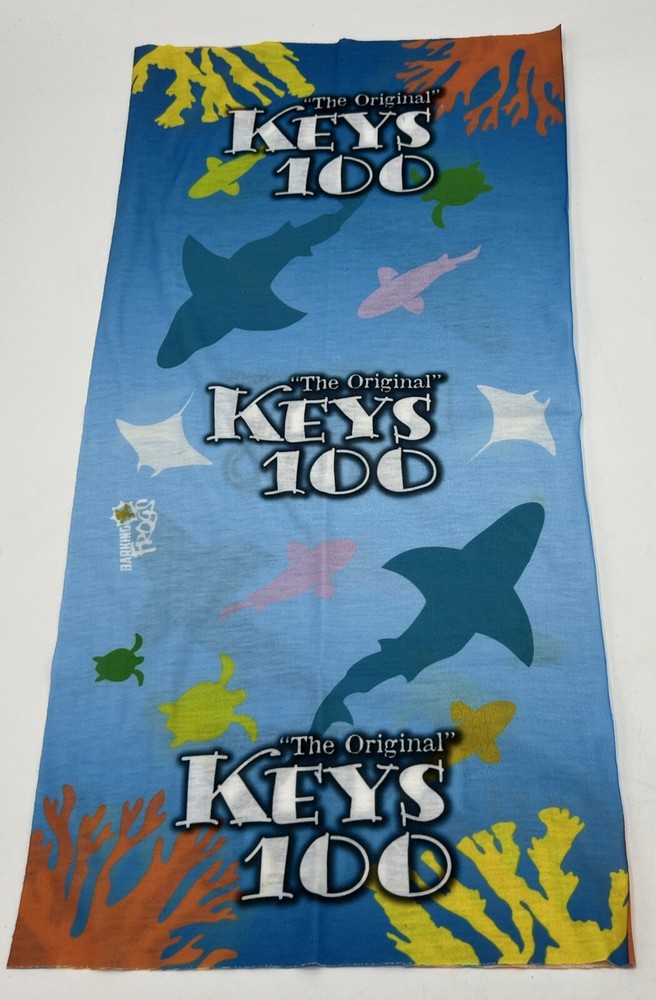 Braking Frogs 100 Keys Florida Multi-function Headgear Gator Microfiber Sharks