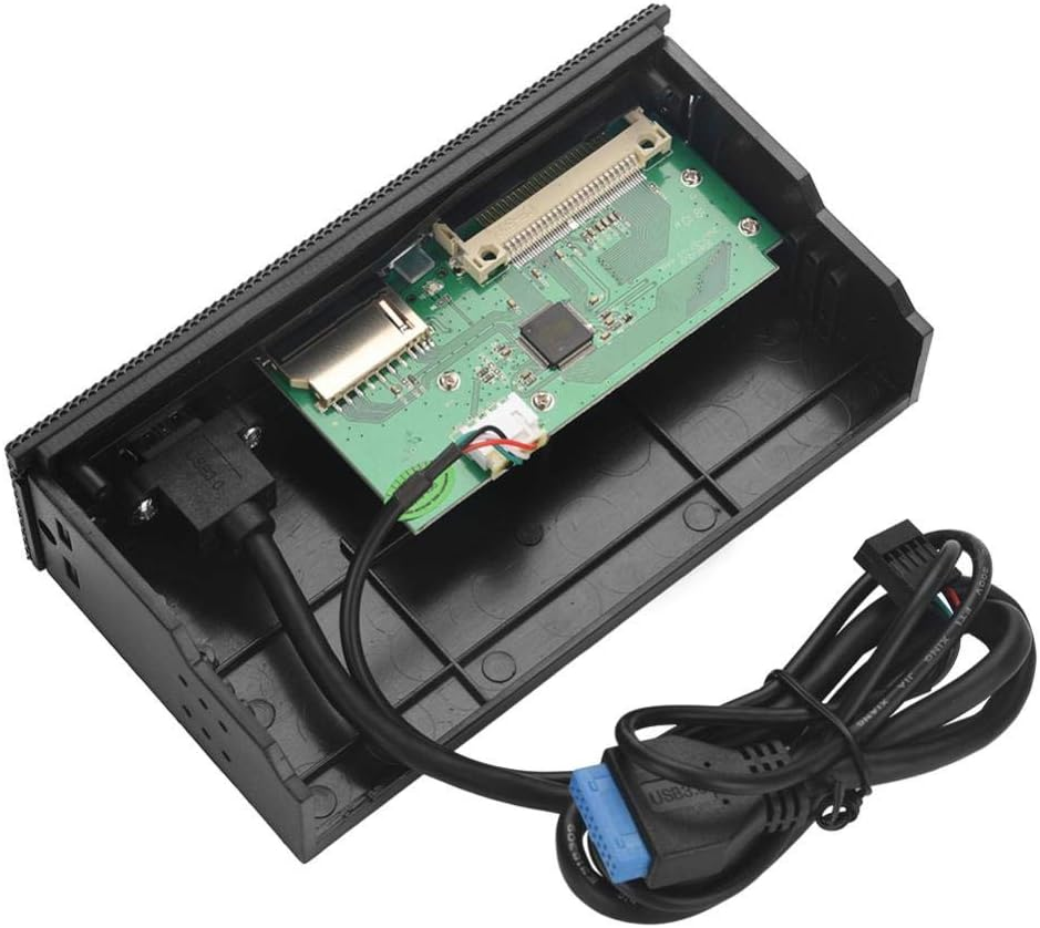 PC Front Panel Internal Card Reader, Multi-Function USB 3.0 Hub All-In-One Card