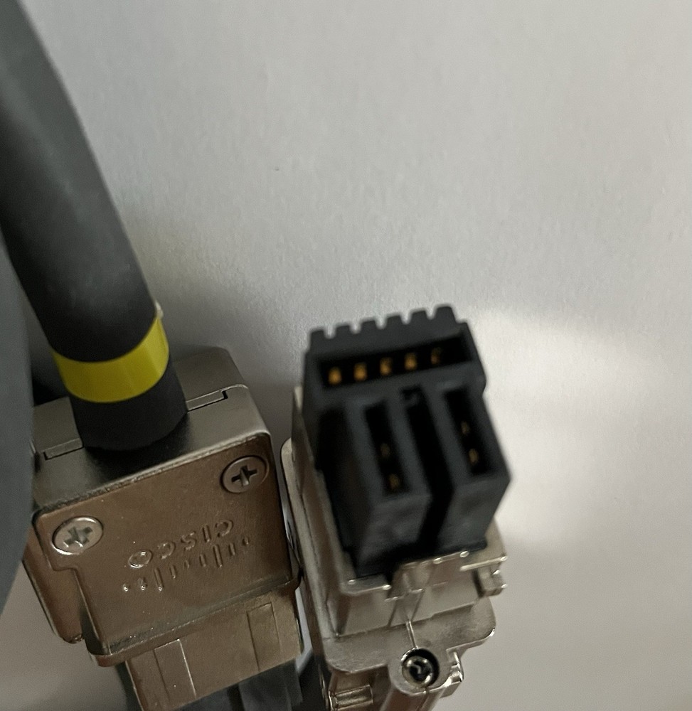 Lot of 2 - Cisco 37-1121-01 Stack Power Cable UNTESTED