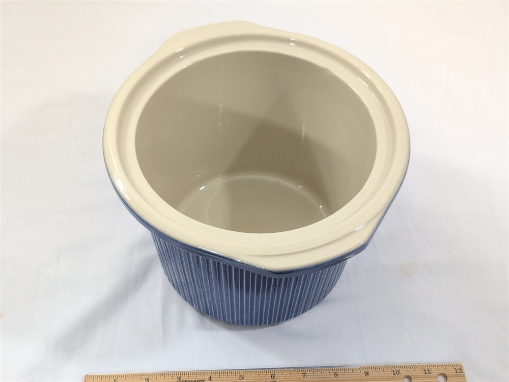 Rival Crock Pot 3.5 qt. Stoneware Blue - Model 3150/2 Replacement Insert