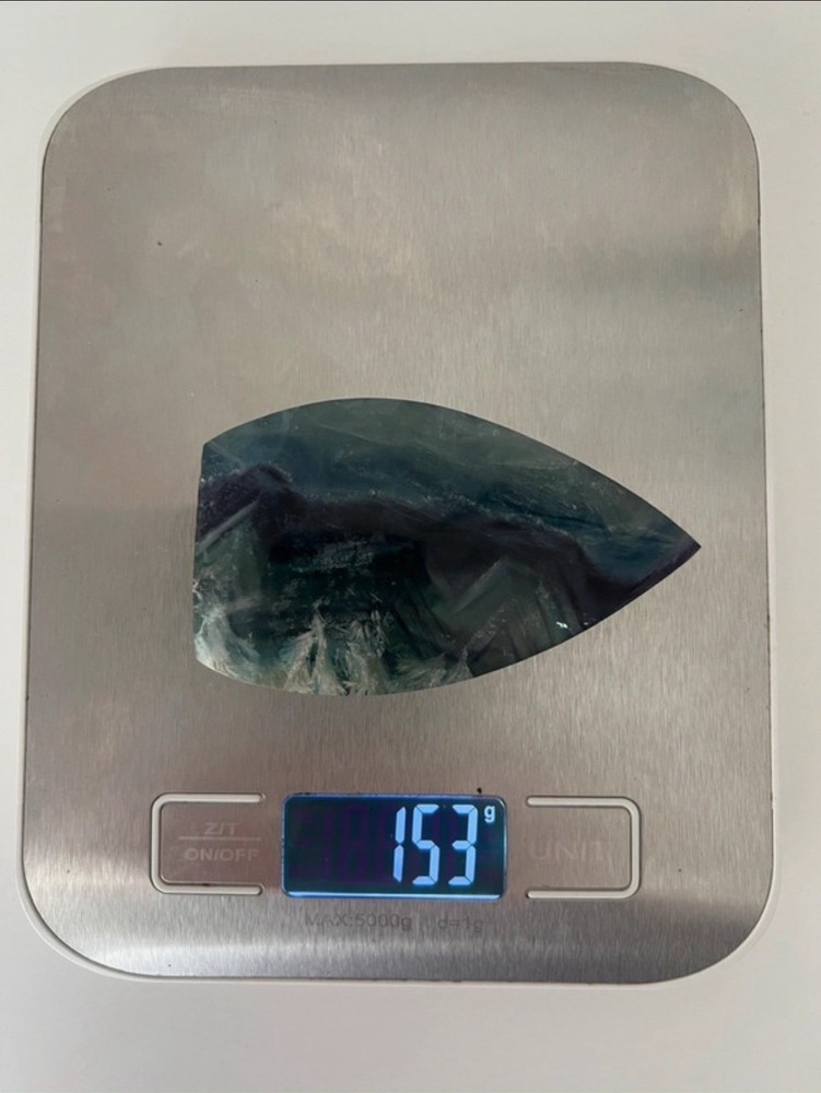 153g Fluorite Polished Teardrop