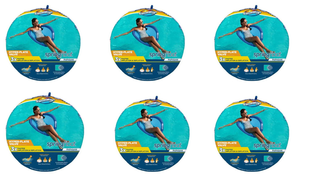 6 Pack - SwimWays Spring Float Papasan - 6 PACK  $8.33 ea