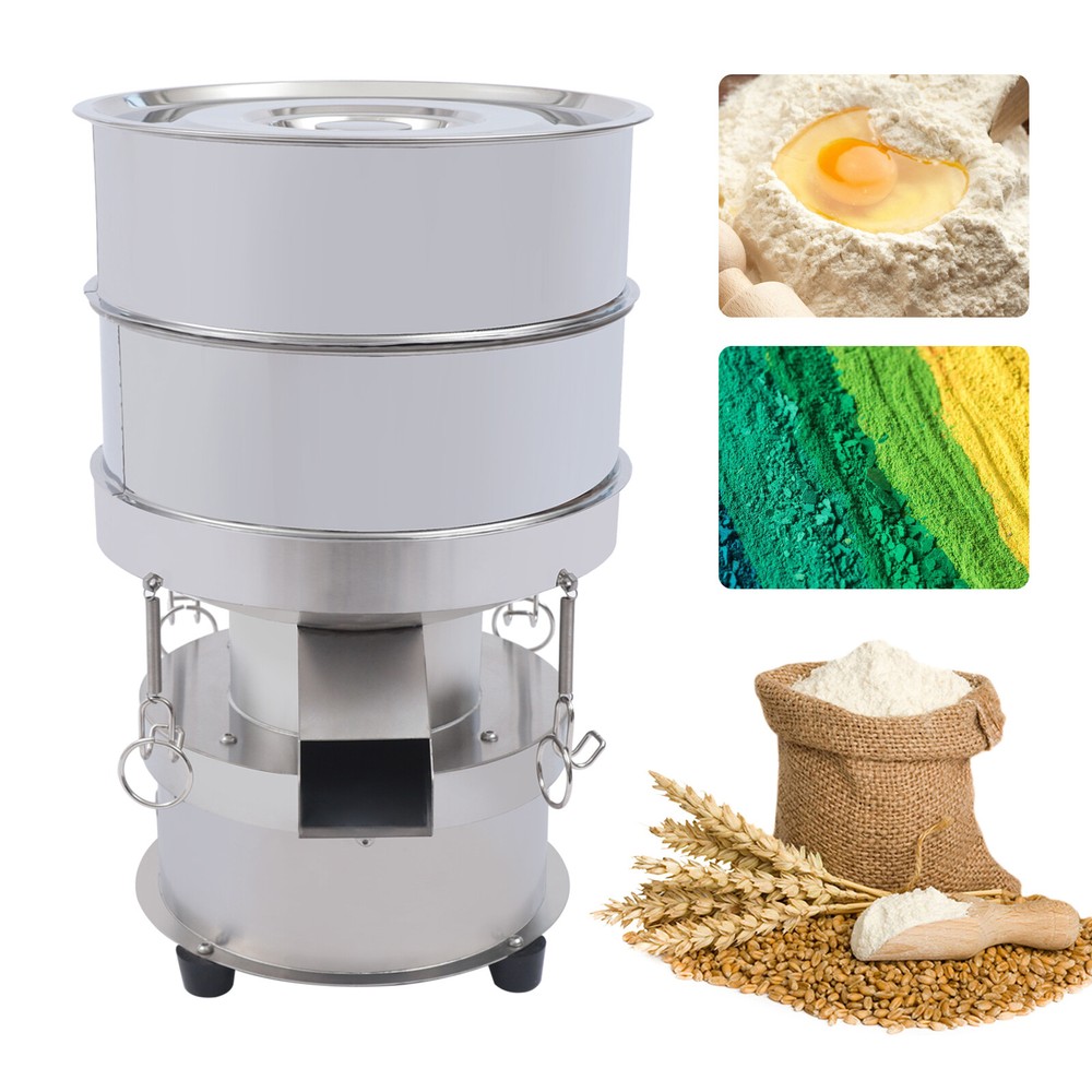 Automatic Sieve Shaker Electric Screening Vibrating Machine+Mesh Flour Sifte
