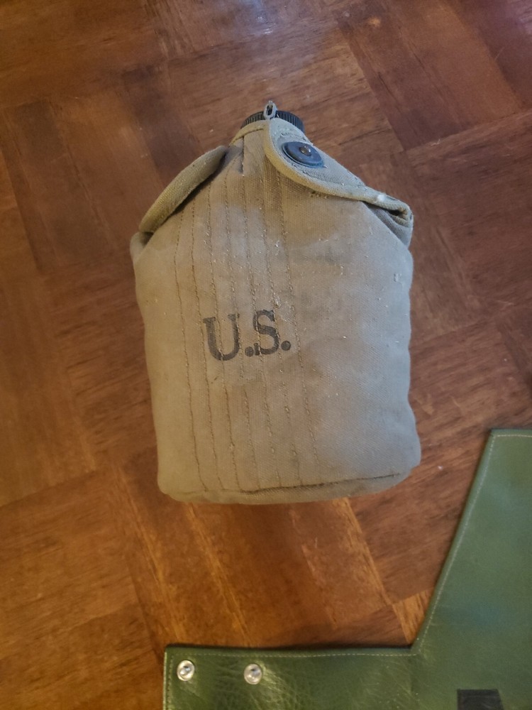 Military MP Belt and Canteen